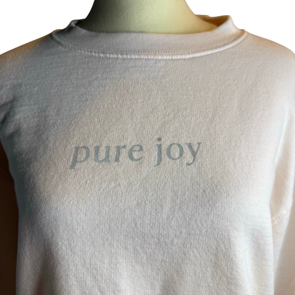 Champion Authentic Pure Joy James 1:2-4 Scripture Crewneck Sweatshirt, Medium